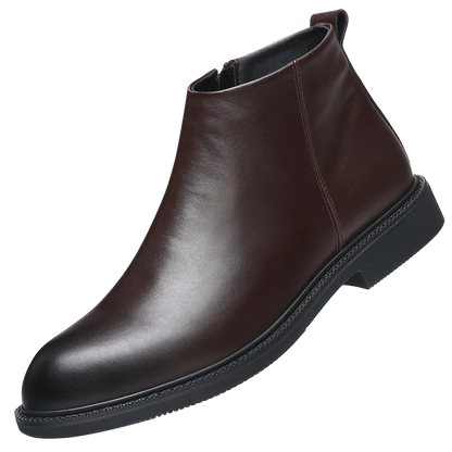 New Business Men's Short Boots Retro fashion minimalist style Outdoor leisure party office genuine leather adult quality shoes