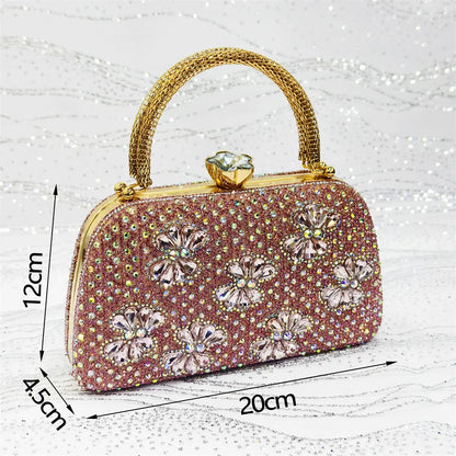 Festive Elegance: Spot Goods Dazzling Heels and Chic Long Bag Clutch Perfect Combination Of Shoes And Bag for Special Occasions