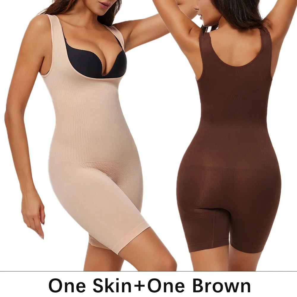 Women's One-Piece Tight Buttocks Control Lifting Shaping Shapewear Bodysuit Device High Waist Training Tight Fitting Clothing