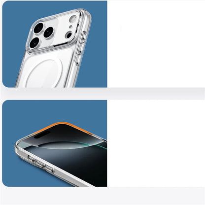 Touch Camera Button Original Clear for Magsafe Case For iPhone 17 Air 17Pro 17Pro Max Wireless Charge Shockproof Hard Cover