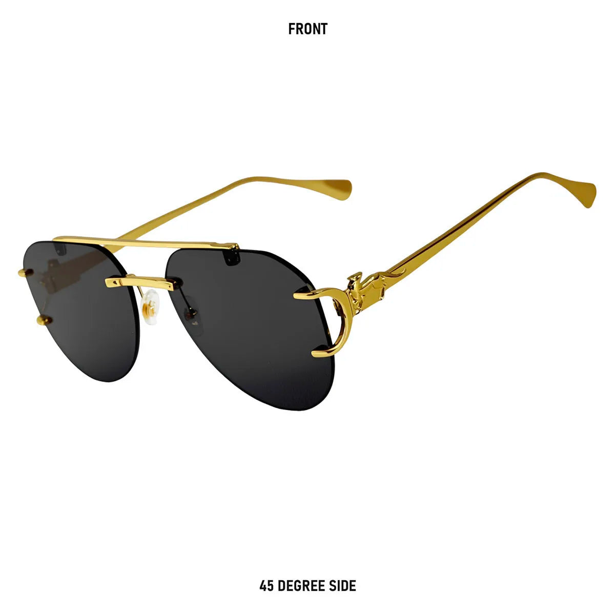 Oval Rimless Sunglasses Women Trendy 2026 Fashion Glasses UV400 Protection Brand Design Sunglass Lentes De Sol Mujer Zonnebril