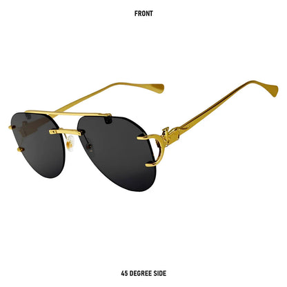 Oval Rimless Sunglasses Women Trendy 2026 Fashion Glasses UV400 Protection Brand Design Sunglass Lentes De Sol Mujer Zonnebril