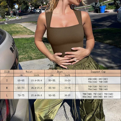 Sexy Summer High Waist for Women Cupless Comfortable Square Collar  Shapewear Ultra Elastic Slim Thong Shapewear Jumpsuit