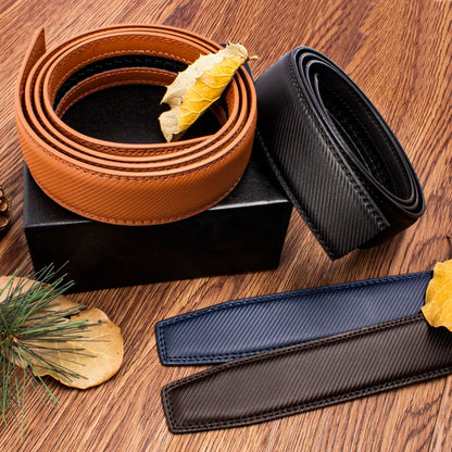 Men Belt Leather Belt  Automatic Genuine Leather Fashion Belts Ratchet Luxury Belts Men's Trouser Belt Belt for Men