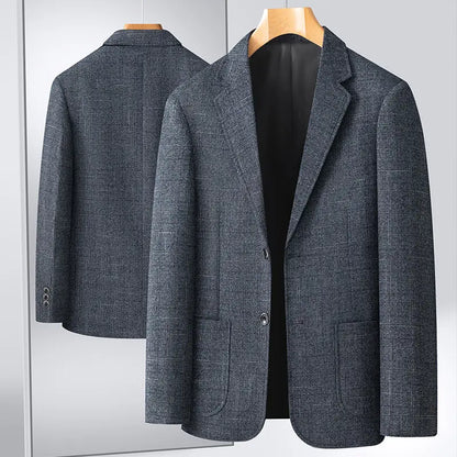 2025 New Business Dinner Gentleman Slim Gentleman Group Dress Fashion Men British Style Dress Best Man Plaid Plaid Plaid Blazer