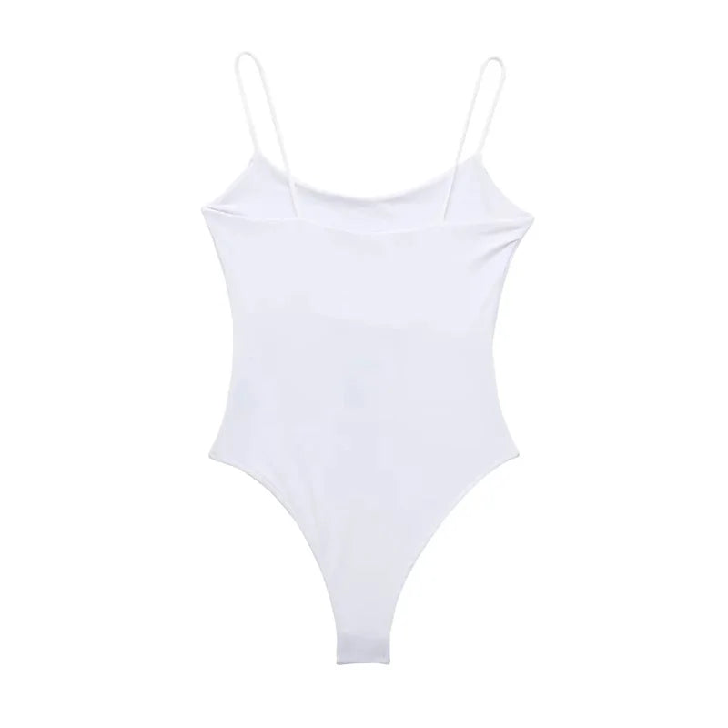 2025 Sexy Tight Bodys for Women White Black Backless Bodysuit Women One Pieces Jumpsuits for Women Sexy Lingerie Bodysuit