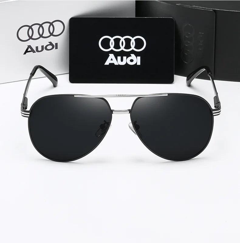 UV400 Polarized AntiGlare Retro Flight Sunglasses Glasses for Motorcycle Classic FrogEye Outdoor Glasses Men Women 558