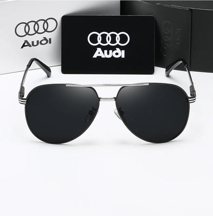 UV400 Polarized AntiGlare Retro Flight Sunglasses Glasses for Motorcycle Classic FrogEye Outdoor Glasses Men Women 558