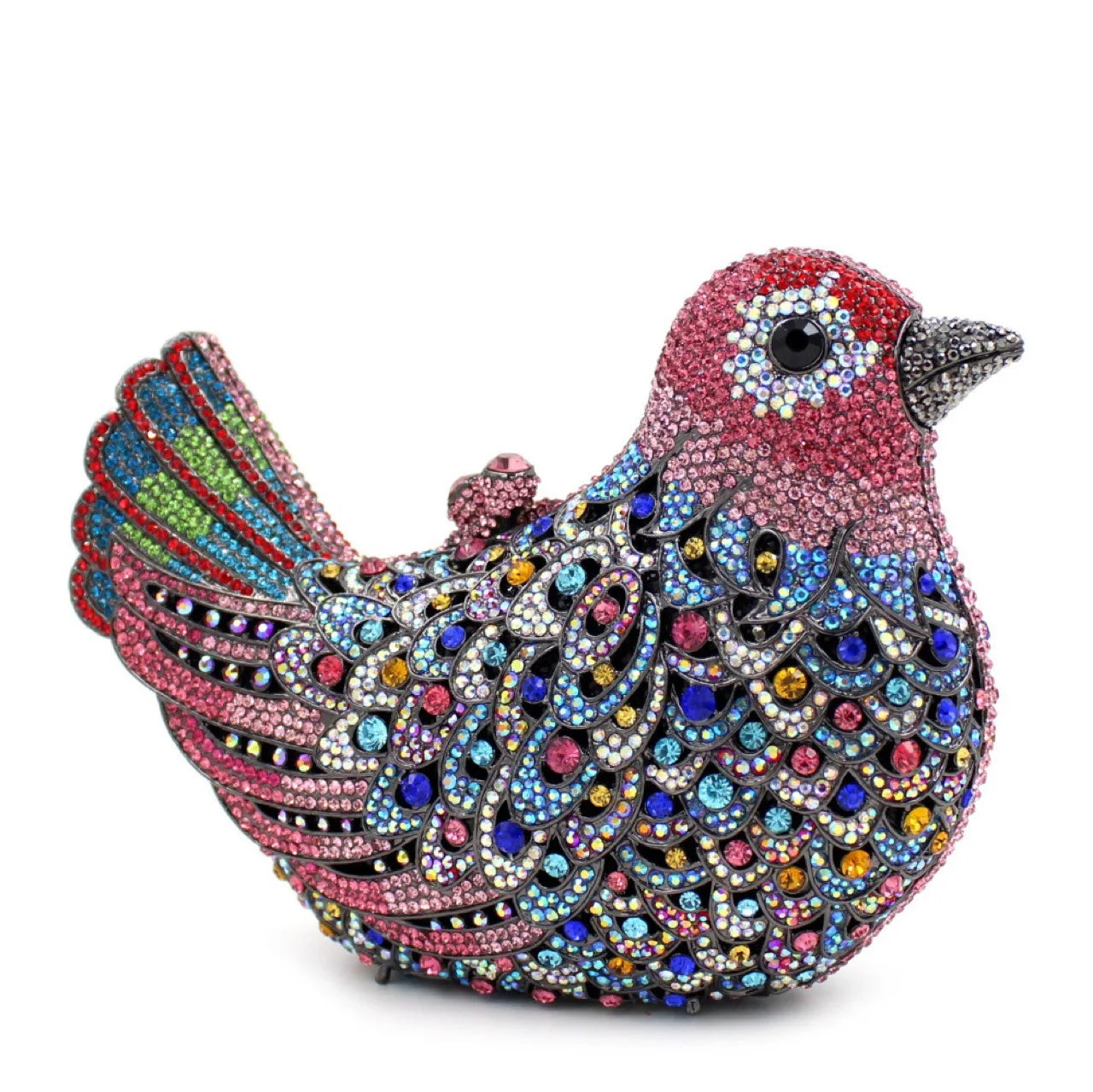 Birds Doves Animals Diamond Bags Rhinestone Dinner Bags Banquet Crystal Clutch Purse Luxury Designer Handbags Unique Party Bags
