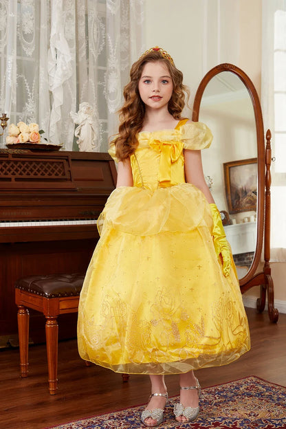 Children Princess Clothing Kids Elsa Anna Cinderella Rapunzel Party Cosplay Dresses Little Girls Christmas Halloween Dress Up
