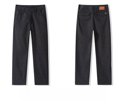 Men's Slim Fit Chenille Long Pants Advanced Business Casual Trousers Trend Autumn Comfortable Daily Wear Male Clothing
