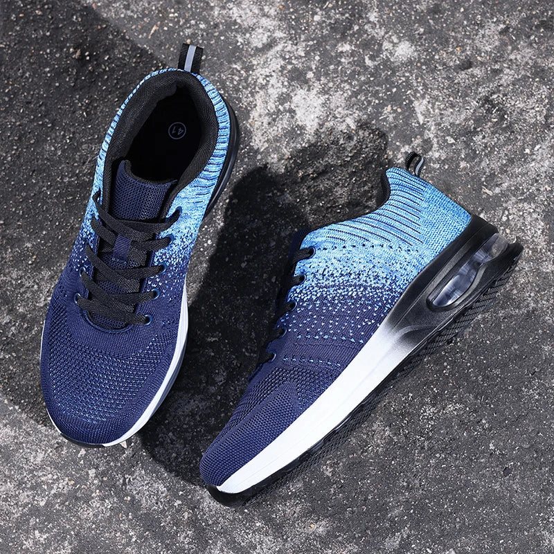 Lightweight Safety Shoes Women Men Air Cushion Work Sneakers Steel Toe Shoes Construction Safety Boots Anti-smash Work Shoes