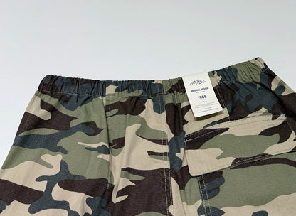 Vintage Camouflage Cargo Pants Men Tactical Multi Pocket Loose Fit Straight Leg Outdoor Casual High Quality Work Pants Trendy