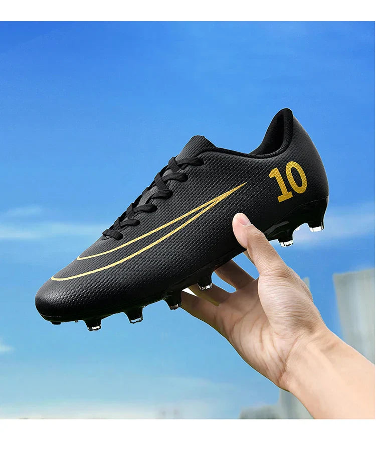 Low Top Soccer Cleats Men Football Boots TF AG Boys Turf Indoor Training Shoes Breathable Lightweight Comfortable Sport Sneakers
