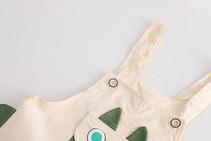 New Summer Kids Baby Clothing Boy T-shirt Bib Shorts 2Pcs/Set Toddler Fashion Infant Children Clothes Suits 0-5 Years