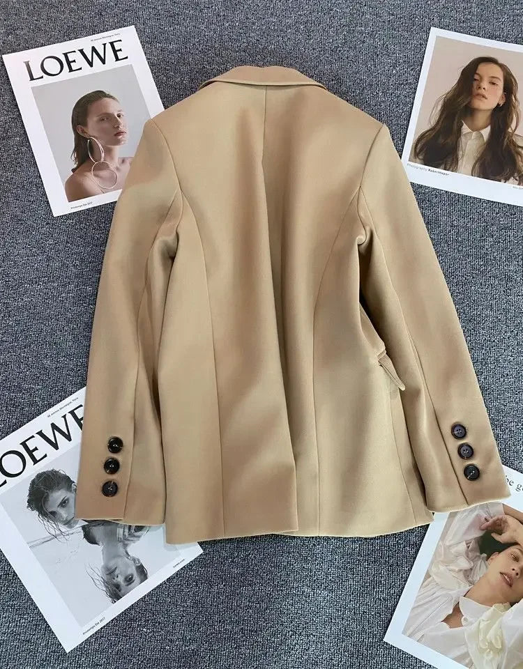 New Spring Suit 2025 Suit Jacket for Women with Small Temperament and High-end Feel Loose Casual Chic Elegant Fashion Coat Top
