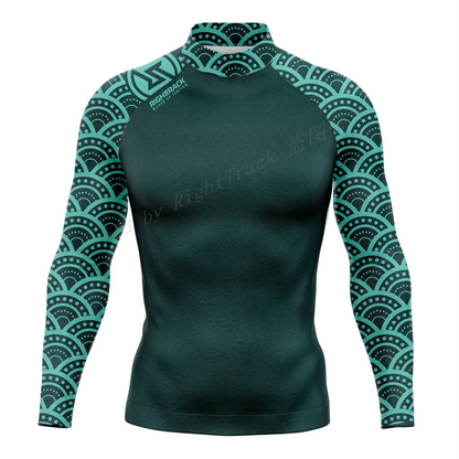 RT Rashguard Camouflage Long Sleeve Diving Surfing Shirt UV Protection Swimwear Snorkeling UPF Summer Sunscreen Beachwear