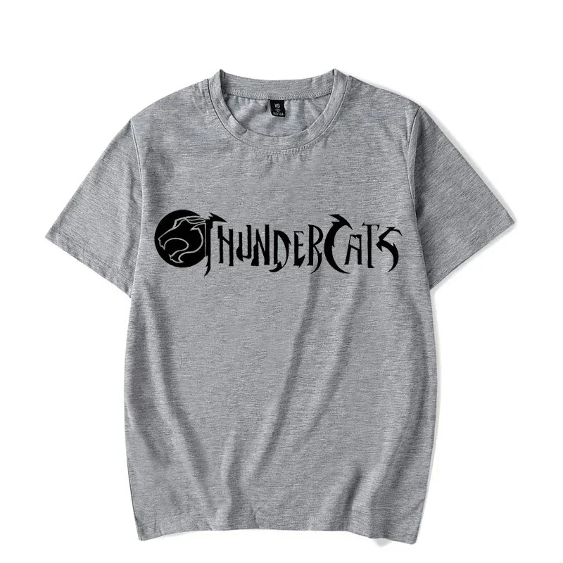 Luminous T-shirt Mens Fashion Casual Short Sleeve Round Neck Tops Mens Clothing Hipster Glowing ThunderCat T-shirt