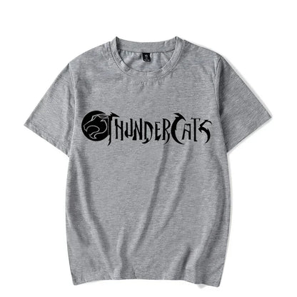 Luminous T-shirt Mens Fashion Casual Short Sleeve Round Neck Tops Mens Clothing Hipster Glowing ThunderCat T-shirt