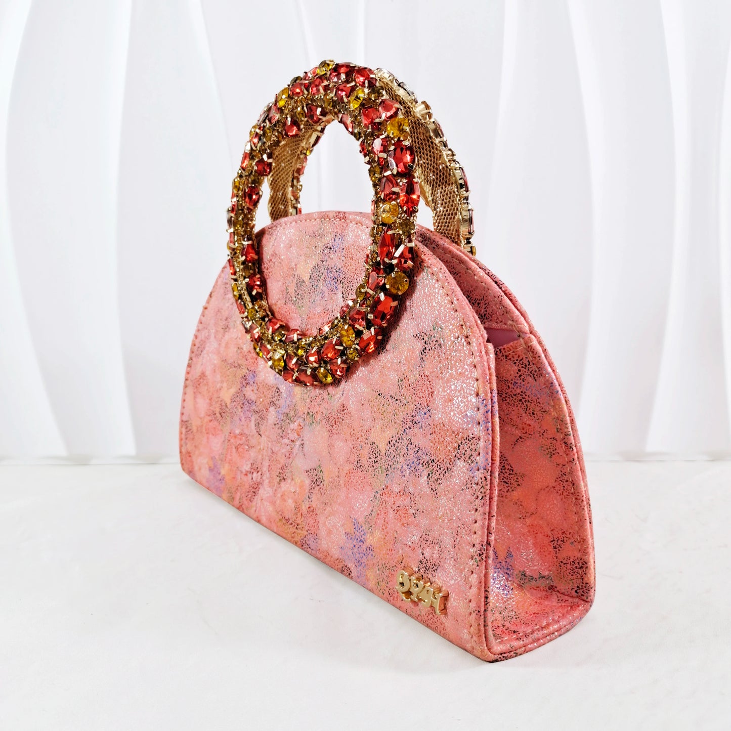 European and American high-end women's shoes with garland diamond clutches, pointed shoes Nigerian wedding shoes and bag