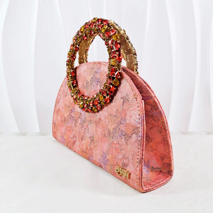 European and American high-end women's shoes with garland diamond clutches, pointed shoes Nigerian wedding shoes and bag