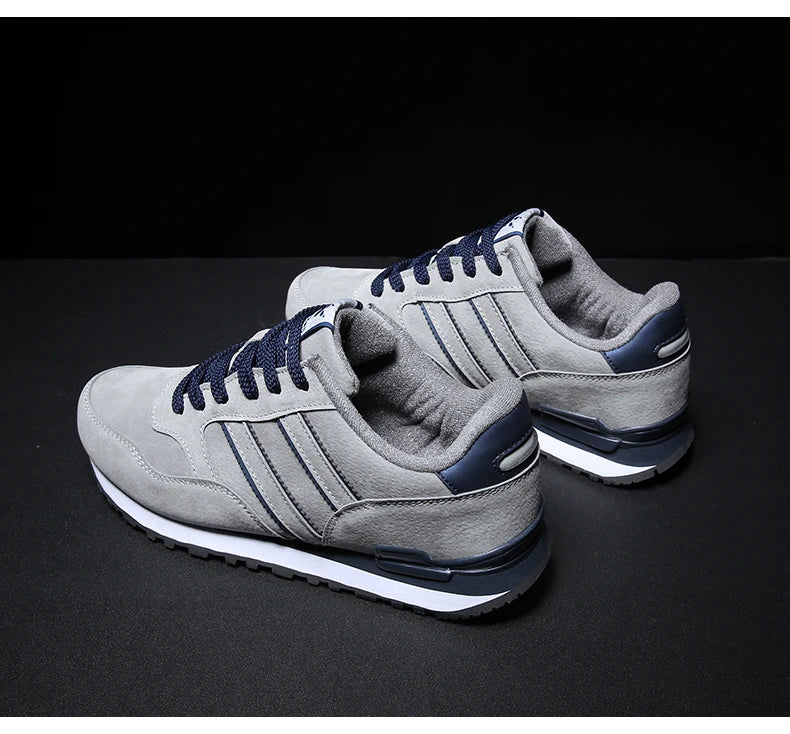 High Quality Men's Sneakers Leather Casual Shoes Autumn 2024 New Breathable Men Shoes Tenis Male Flat Shoe Zapatillas Hombre