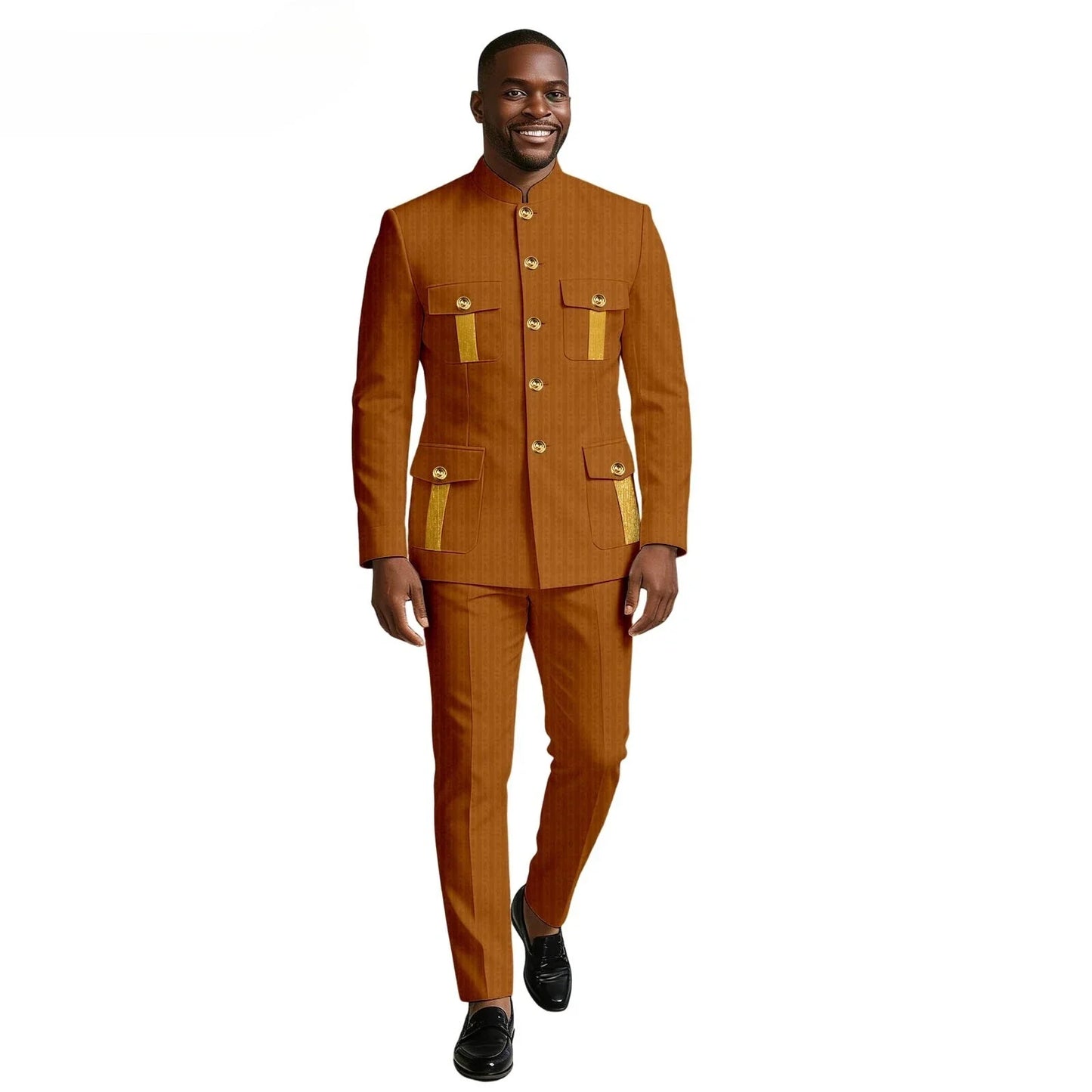 New Men's Suit 2-piece Business Formal Blazer Double-breasted Design Groom Tuxedo for Wedding XS-6XL Outfit