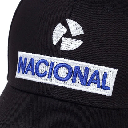 New Ayrton Senna Racer Fashion Embroidery Cap Outdoor Sun Protection Team Baseball Cap