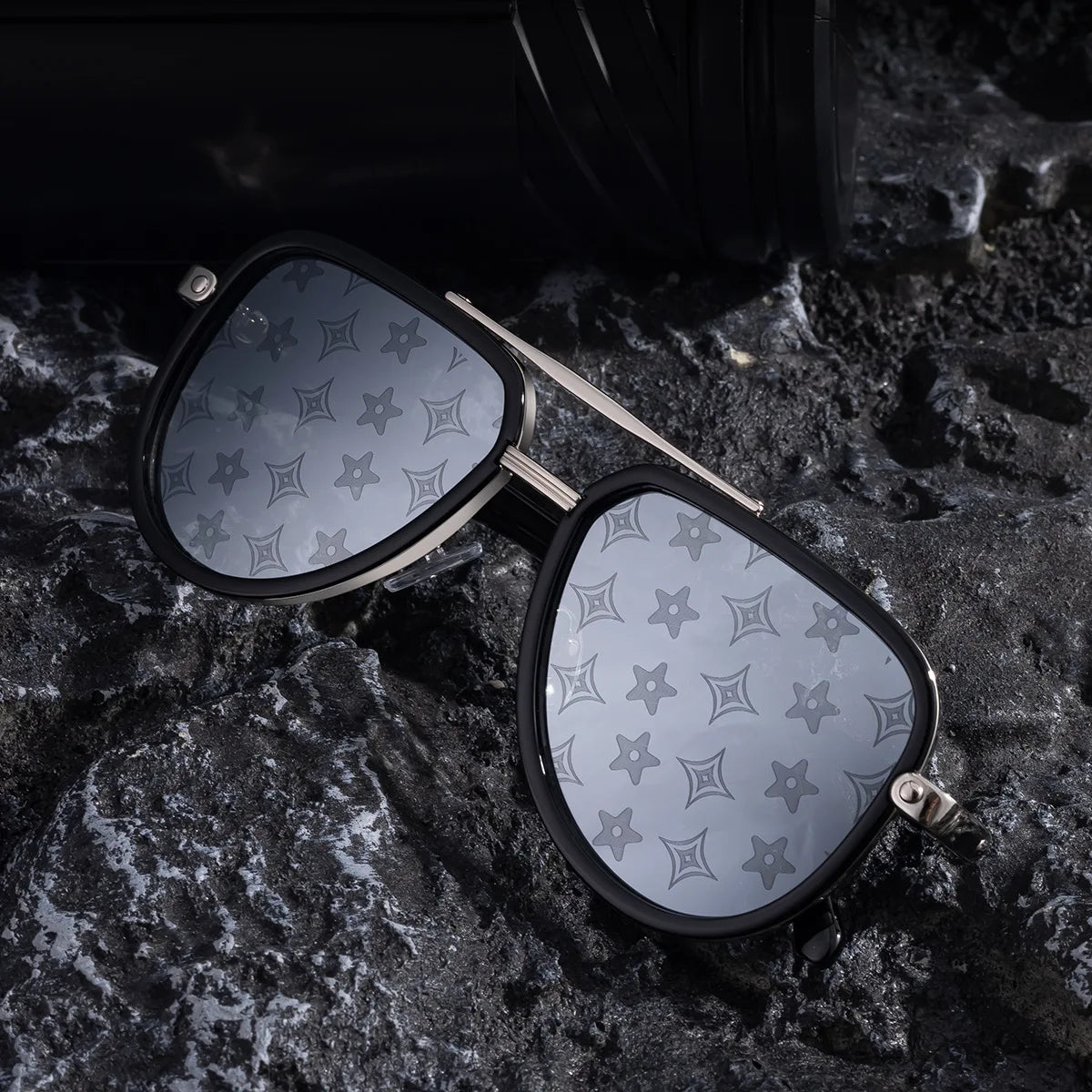 2026 New Fashion Toad Sunglasses Men Retro Trend Sun Glass Male Double Beams Shades Classic Goggle UV400 Gafas De Sol Hombre