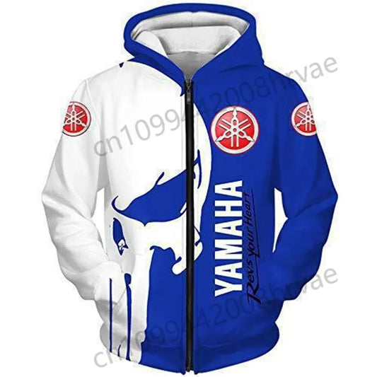 2026 New Yamaha Motorcycle 3D Printed Hoodie Fashion Men's Outdoor Riding Off-Road Sports Racing Suit Sweatshirt