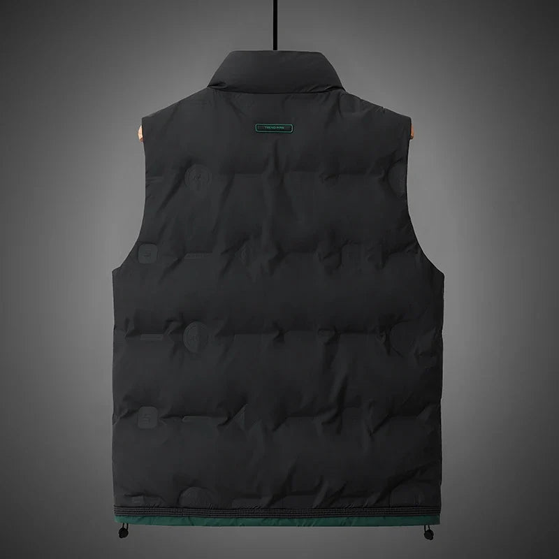 Winter Fashion Casual Men Down Vests Comfortable Warm White Duck Down Waistcoat Trend All-match Sleeveless Jacket High Quality