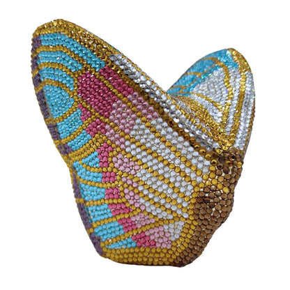 Butterfly Shaped Rhinestone Evening Bags Women Luxury Gorgeous Classy Sparkling Rhinestone Clutch Purses Wedding Party