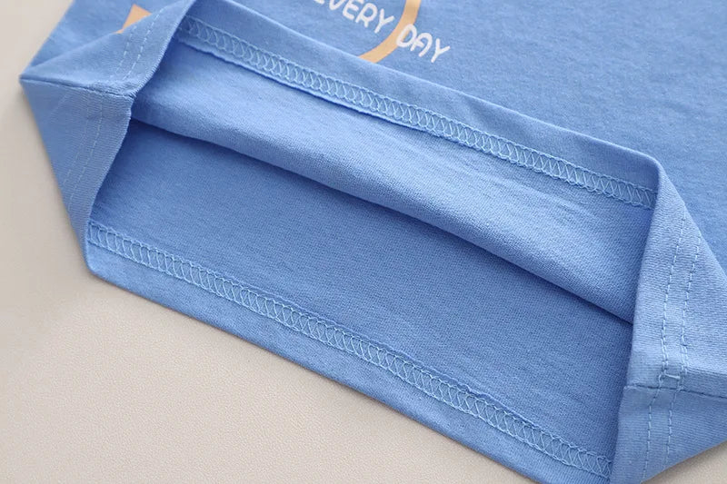 Infant New Summer Boys Clothes Set Children's Cartoon T-Shirt Shorts 2-Piece Toddler Fashion Tracksuit for Babies Aged 1-5 Years