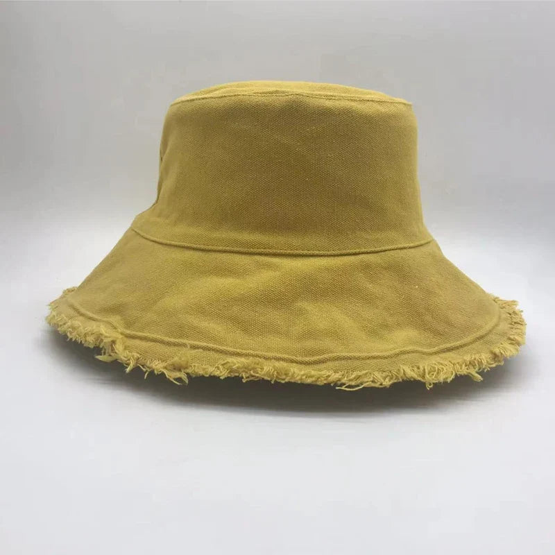 Wholesale New Bob Summer Bucket Hats Reversible Men Ladies Cotton Outdoor Sports Pull Up Fashion Panama Sun Hat Gift Wine Party