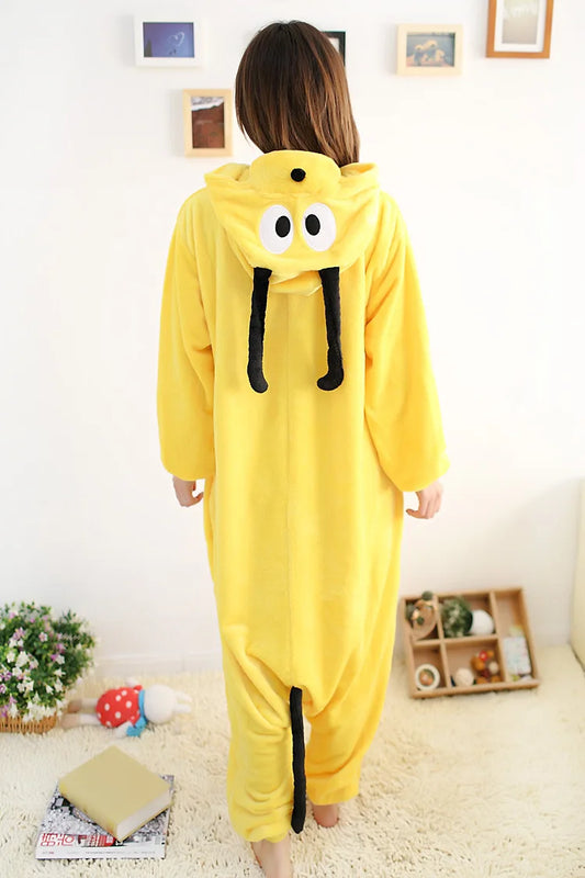 Pluto Cosplay Costume Onesie Kigurumi Kids Adult Zipper Cartoon Dog Pajamas Christmas Halloween Gift Soft Homewear Pyjama