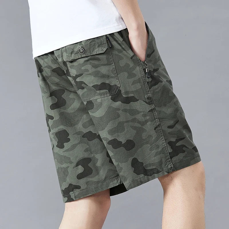 Quality Men's Camo Casual Shorts Y2K Print Camouflage Short Pants Summer Male Running Relaxed Fit Plus Size Board Shorts