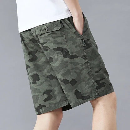 Quality Men's Camo Casual Shorts Y2K Print Camouflage Short Pants Summer Male Running Relaxed Fit Plus Size Board Shorts