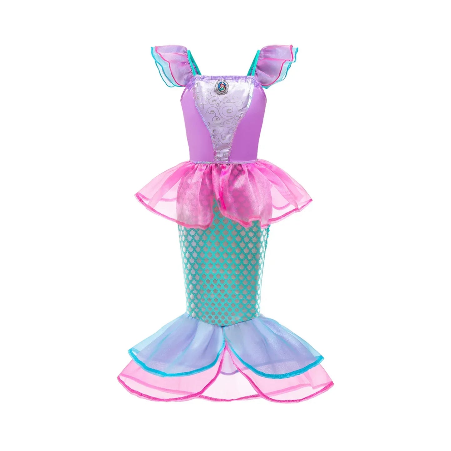 Children Costume Girl Dress Halloween Princess Cosplay Party Rapunzal Anna Elsa Birthday Clothes