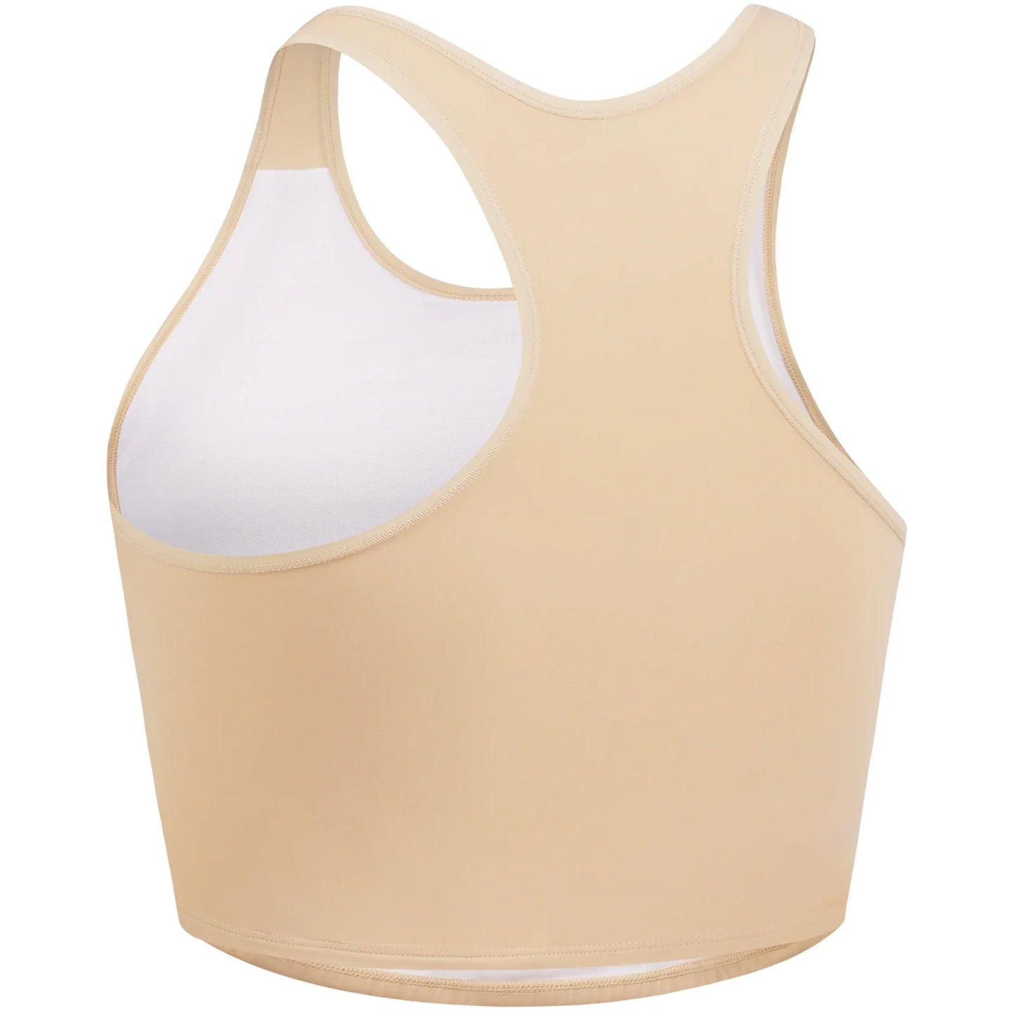 Transgender FTM Breathable Half Chest Binder Tank Top