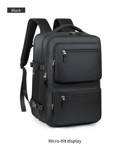 Large Travel Backpack for Women Men Cabin Bag Multifunctional Airplane Waterproof Backpack with USB Charging Anti-Theft Backpack