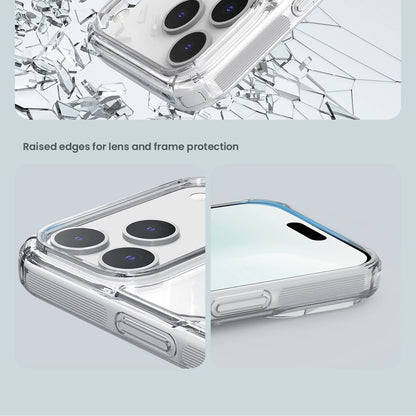 For iPhone 17 Pro Max 17 Air iPhone 16 Pro Max 16 Plus 17Pro Nature Pro Magnetic Transparent TPU Frame Cover Phone Case