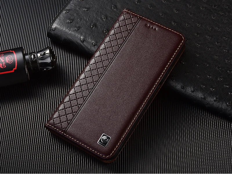 Napa Genuine Leather Case For Apple iPhone 7 8 X XS XR 11 12 13 14 15 16 17 Pro max Plus Phone wallet Flip Cover Cases