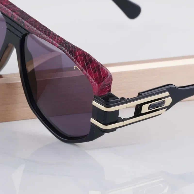 163 luxury designer men's sunglasses  women high quality acetate alloy irregular square frame Prescription eyeglasses fashion
