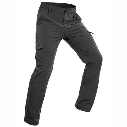 Men’s Lightweight Hiking Pants Quick Dry Water Resistant Tactical Work Outdoor Fishing Cargo Trousers