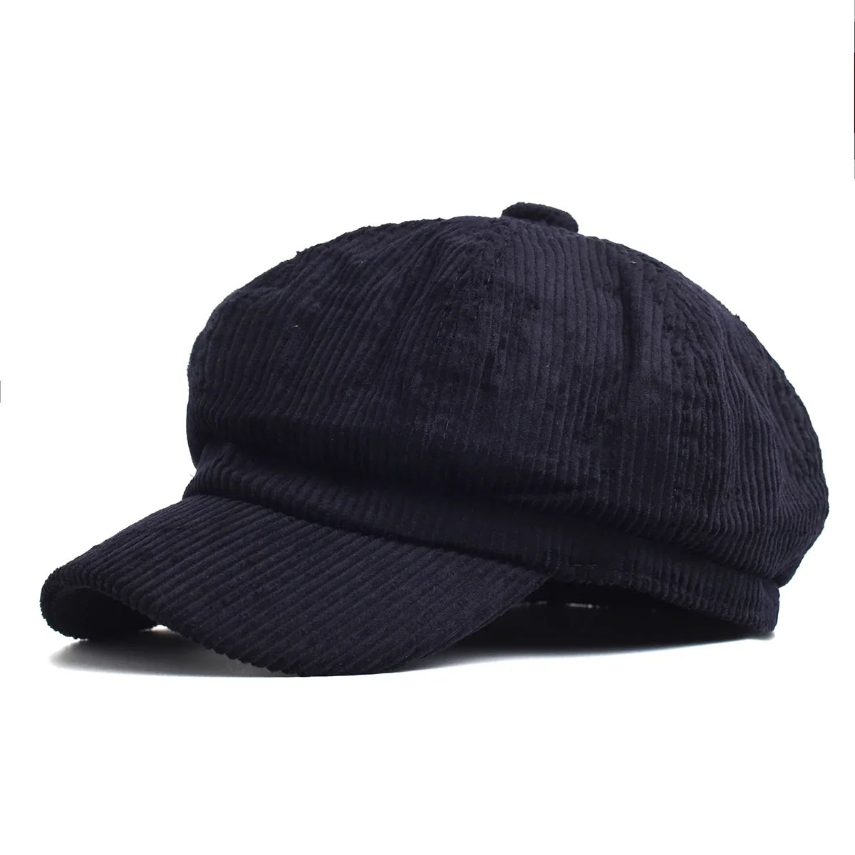Vintage English Newsboy Cap - Women's Octagonal Beret | Baker Boy Hat for Autumn & Winter