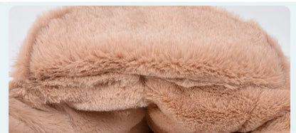 Russian Hat Soft Fur Lined Trapper Earflap Cap Windproof Autumn Winter Hats for Men Women Snow Ski Russian Cap Bomber Hat