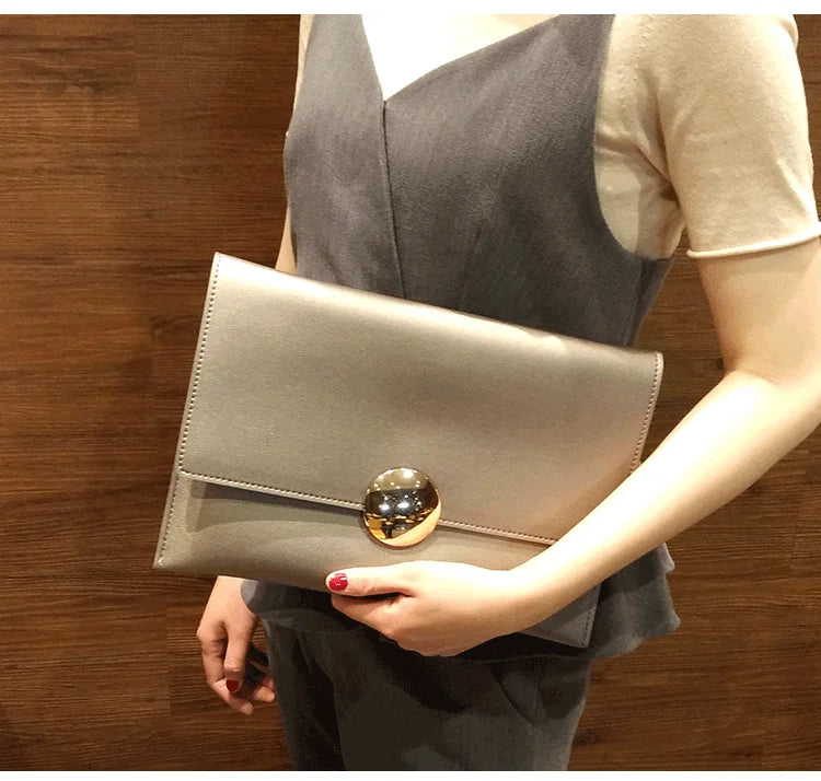 Brand Design Women Clutch Bag Elegant Ladies Shoulder Bag Female Handbag PU Leather Chains Envelope Shoulder Bag Clutches bolsa