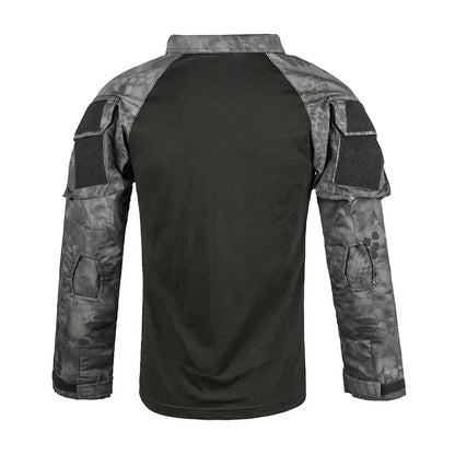 Camouflage Softair US Army Combat Uniform Military Shirt Cargo CP Multicam Airsoft Paintball Cotton Tactical Clothing