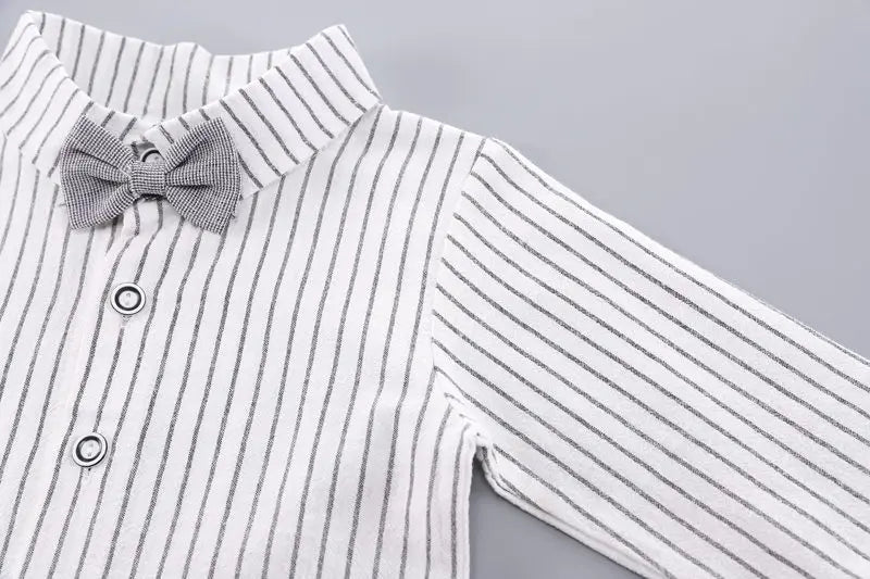 Autumn New Kids Girls Boy  Formal Gentleman Vest Shirt Pants 3pcs/set Clothing Set Spring Children Tracksuits Clothes Sport Suit