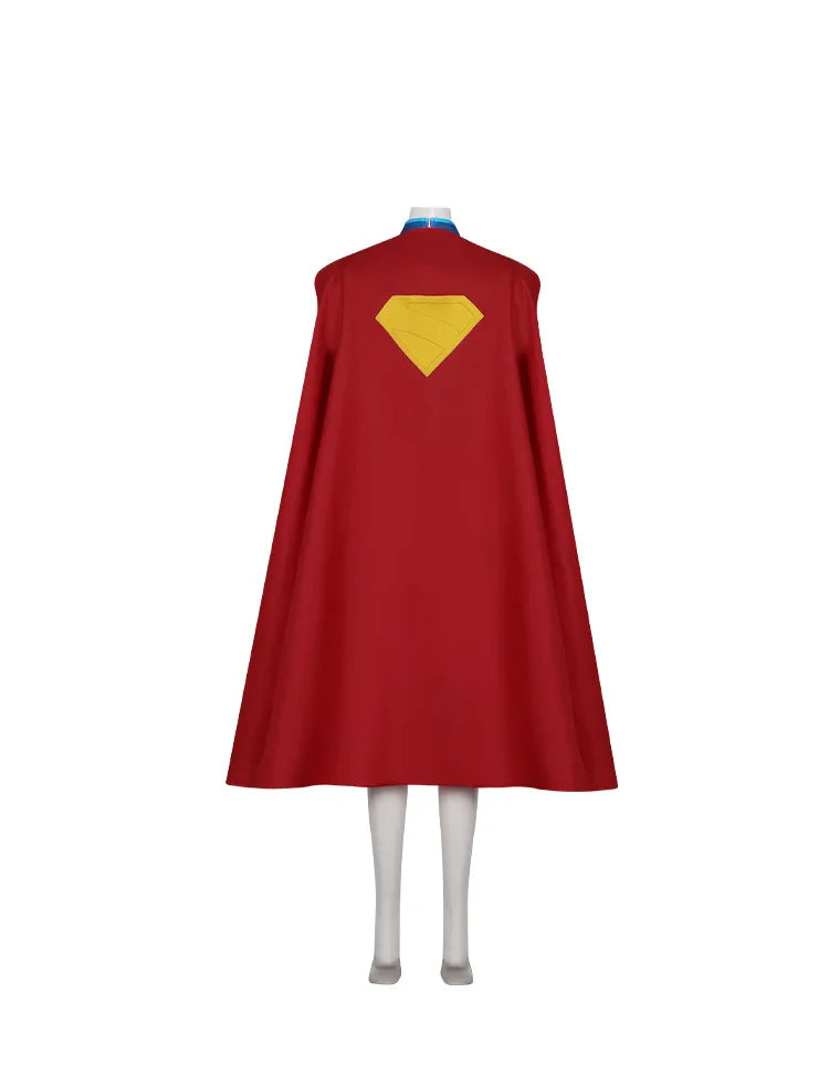 Super Girl Cosplay Costume, Tomorrow's Girl Cosplay Costume, Halloween Stage Performance, Complete Set of Costumes with Cloak